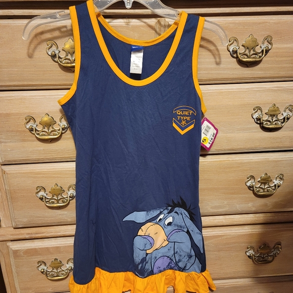 Disney Eeyore "Quiet Type" Nightgown - Picture 1 of 4